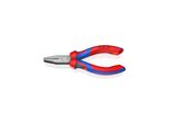 Knipex 20 02 140 Flachzange Mit Comfort-Griffen Schwarz Atramentiert 140 Mm)