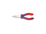 Knipex 25 05 160 Flachrundzange Mit Schneide (Radiozange) Mit Comfort-Griffen Verchromt )