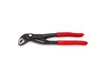 Knipex 87 11 250 Cobra®...Matic Wasserpumpenzange Mit Rutschhemmendem Kunststoff üBerzogen Grau Atramentiert 250 Mm)