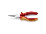 Knipex 30 36 160 Langbeckzange Isoliert Mit Mehrkomponenten-HüLlen, Vde-GeprüFt Verchromt 160 Mm)