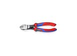 Knipex 74 02 180 Kraft-Seitenschneider Mit Comfort-Griffen Schwarz Atramentiert 180 Mm)