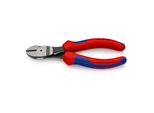 Knipex 74 12 160 Kraft-Seitenschneider Mit Mehrkomponenten-HüLlen Schwarz Atramentiert 160 Mm)