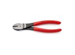 Knipex 74 01 180 Kraft-Seitenschneider Mit Kunststoff üBerzogen Schwarz Atramentiert 180 Mm)