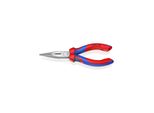 Knipex 25 02 160 Flachrundzange Mit Schneide (Radiozange) Mit Comfort-Griffen Schwarz Atramentiert 160 Mm)