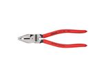 Knipex 02 01 180 Kraft-Kombizange Mit Kunststoff üBerzogen Schwarz Atramentiert 180 Mm)