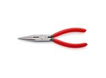 Knipex Flachrundzange (Radiozange) Schwarz Atramentiert Mit Kunststoff üBerzogen 160Mm (25 01 160)