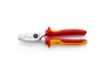 Knipex 95 16 200 Kabelschere Mit Doppelschneide FüR Cu- Und Al-Kabel Bis D=20 Mm Verchromt VDE L200Mm)