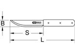 Ks Tools Titanplus Coltello Universale, 250 Mm