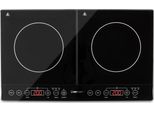 Clatronic Dki 3609 Doppio Piano Cottura A Induzione 3500Watt Nero