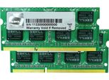 G.Skill 8GB DDR3-1600, 8 Gb, 2 X 4 Gb, DDR3, 1600 Mhz, 204-Pin SO-DIMM