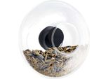 Eva Solo Fensterfutterkugel, Vogelfutterhaus, Futterhaus, Gummi/Glas/Edelstahl, Transparent, Ø 14.5 Cm, 571048