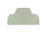 Piastra Terminale 79X1,5X43Mm - Piastra Terminale/Divisoria Per Morsettiera Zap/Tw ZDK2.5