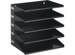 Durable Modulo Smista Corrispondenza A 5 Ripiani A4, Nero, 336001