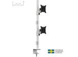 Supporto Per Monitor Multibrackets MB-5297 Officeline Dual Vertical B2B, 15"-30"", Max. 8 Kg/Schermo, Bianco"
