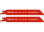 Lame Per Sega Bim 150Mm 18TPI 2Pcs