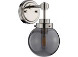 Lampada Da Parete Sfera In Vetro Color Nichel 1Xe14 40W Elstead