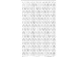 Abakuhaus Grigio Freccia Tenda Da Doccia Stretta, Tonalità Pastello Geometrica, Set Decorativo Per Bagno In Tessuto Con Ganci, 120 X 180 Cm, Pale Eggshell Perle