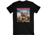 Iron Maiden - Maglietta "Trooper"" Per Uomo/Donna Unisex RO407 (Xl) (Nero)"