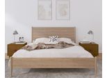 The Living Store Comodini 2 Pz. Marrone Miele 40X34X35 Cm In Legno Di Pino Massiccio