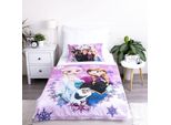 Jerry Fabrics Lenzuola Per Culla Ice Kingdom Purple 05 Baby Cotone, 100/135, 40/60 Cm