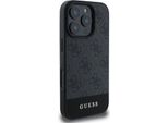 Guess Guhcp16Xg4Glgr Iphone 16 Pro Max 6.9 Grigio/Grigio Custodia Rigida 4G Bottom Stripe