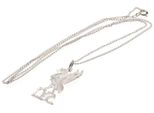 Liverpool Fc - Collana Con Ciondolo, Placcata Argento BS4282 (Taglia Unica) (Argento)