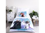 Disney Frozen, Anna Elsa E Olaf, Biancheria Da Letto Per Neonati, Biancheria Da Letto Per Bambini, Piumone 100 X 135 + Cuscino 40 X 60 Cm 100% Cotone