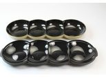 Tupperware Allegra Perle Oro/Nero Con Coperchio Ciotola Da Portata Set Di Quattro Ciotole Da Portata