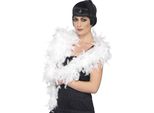 Smiffys - Boa Di Piume "Deluxe"" - Uomo/Donna Unisex SM2775 (Taglia Unica) (Bianco)"