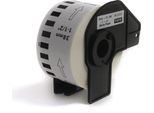 Jetworld Etichette Brother Dk Di Ricambio Nero Su Bianco 38Mm*30,48M DK22225, DK-22225, DK222.25