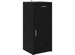 Syfax™ Credenza Rovere Nero 42,5 X 40 X 93 Cm Legno Multistrato