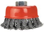 Spazzola Metallica Annodata M14 Per Smerigliatrice Angolare - Pulizia Del Metallo E Rimozione Della Vernice, 75 Mm