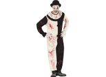 Fiestas Guirca - Costume Da Clown "Terrorific"" Per Uomo Set FG823 (L) (Bianco/Nero)"