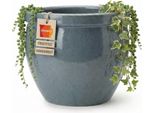 Fioriera In Ceramica "Bavaria-Tall"" Grigio Antico – Ø 29 Cm"