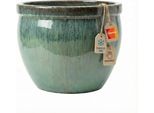 Fioriera In Ceramica "Bavaria Tall"" Verde – Ø 29 Cm"