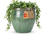 Vaso Da Fiori In Ceramica "Bavaria Tall"" Verde – Ø 47 Cm (Xxl)"