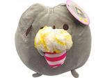 Mascotte Gatto Peluche Gatto Popcorn Compleanno Peluche Per Bambini 16 Cm