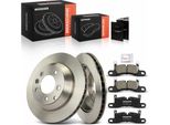 Frankberg 2X Dischi Freno 4X Pastiglie Freno Asse Posteriore Per Vw Touareg 7P5 7P6 3.0L 3.6L 4.1L 4.2L 2010-2018