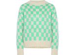 Maglione Da Donna Sookie - Quadri Bianchi E Menta, Xl/Xxl