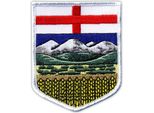 Stemma Di Patchion Alberta - Retro Autoadesivo - Toppa/Distintivo/Emblema Ricamato