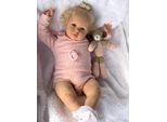 Bambola Reborn Realistica Grande 60,96 Cm (24 Pollici) In Morbido Silicone, Carina E Coccolosa, Con La Sensazione Realistica Di Un Neonato E Capelli Biondi, Ideale Come Regalo Per I Bambini