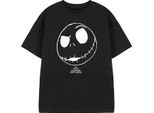 The Nightmare Before Christmas - Maglietta Per Bambini, Maniche Corte NS9724 (146-152) (Nero)