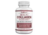 Multi Collagene 1000 Mg (120 Capsule) Integratore Alimentare, Pelle, Capelli, Unghie, Articolazioni, Anti-Invecchiamento, Antiossidante