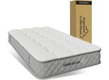 Materasso Ortopedico In Schiuma Fredda Merax 90X200 20 Cm, Molle Insacchettate A 7 Zone, OEKO-TEX®, Con Maniglie, Confezionato Sottovuoto, H3 Medio Rigido