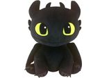 Grande Mascotte Drago Nero 60 Cm - Amico Di Peluche Per Bambini