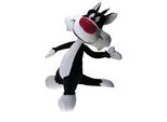 Sylyester Gatto Mascotte Di Peluche 100 Cm - Grande Peluche Xxl