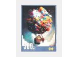 Puzzle Da 500 Pezzi - Casa Con Palloncini - 508 × 360 Mm - Per Bambini E Adulti A Partire Da 12 Anni