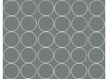 Adesivi Rotondi, Diametro 7 Cm, 30 Pezzi, Grigio Opaco