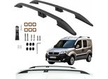 Barre Portatutto Fiat Doblo Dal 2010 L2 Maxi Lunghe Nere