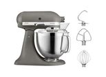 KITCHENAID Küchenmaschine Artisan 5KSM185PSEGR, grau (imperial grau), B:24cm H:36cm T:37cm, Küchenmaschinen, Küchenmaschine